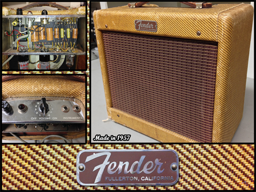 Rare 1957 Fender Tweed Champ Voodoo Amps